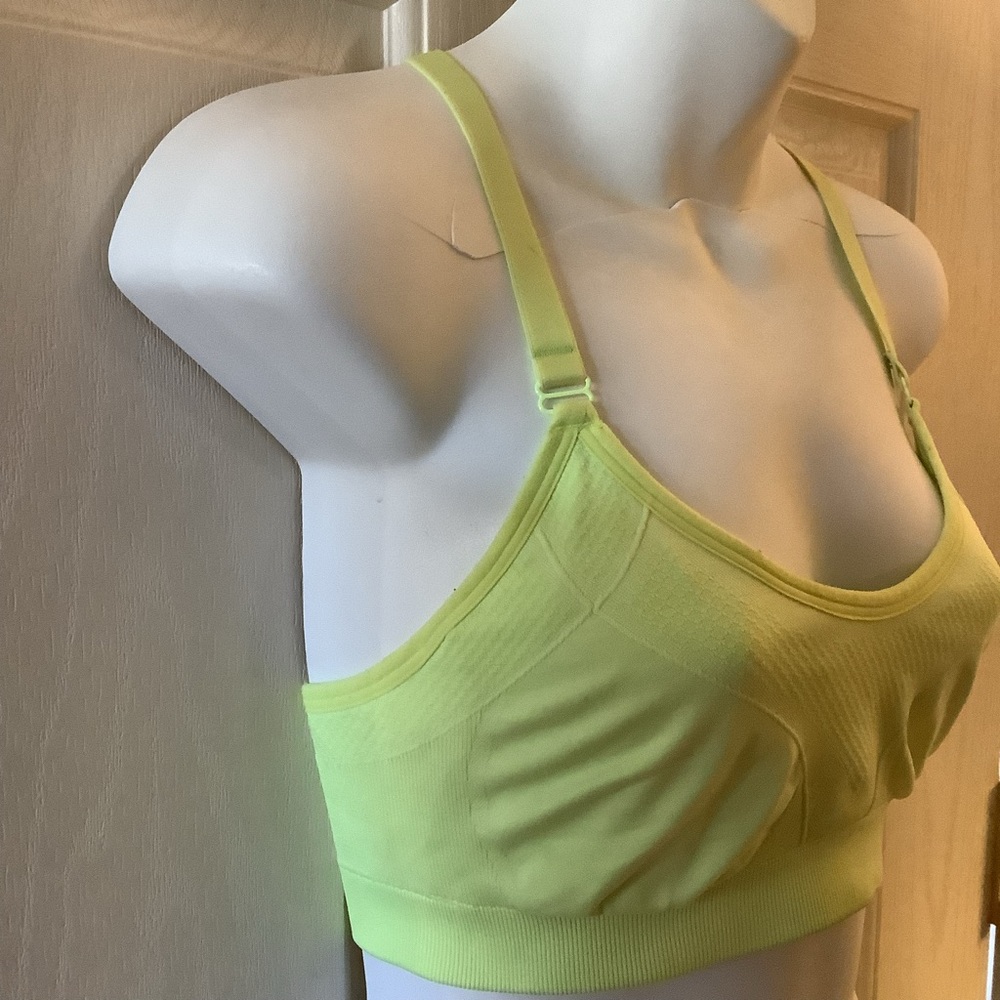 Women's Yellow Sports Bra - Picture 4 of 8